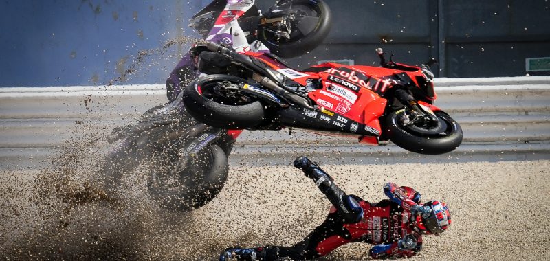 MotoGP Gran Premio di San Marino - Pirro falciato alla prima curva
